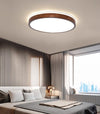 LED solid wood bedroom ceiling lamp