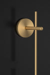 All copper sphere bedroom bedside wall lamp