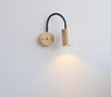 Retro rotatable bedside wall lamp