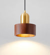 Solid wood all-copper small chandelier