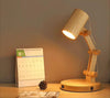 Japanese style log creative table lamp