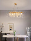 French creative branch crystal living room and dining room chandelier