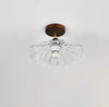 Retro lotus leaf aisle ceiling lamp