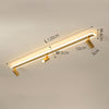 Modern simple long strip LED restaurant ceiling light