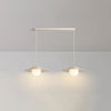 Cream style glass dining pendant light