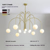 Line Magic Bean Glass Chandelier