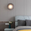 Italian style minimalist glass entrance corridor background wall lamp