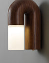 Creative personality solid wood wall lamp