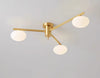 All-copper creative magic bean glass living room ceiling lamp