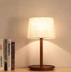 Japanese style solid wood bedside table lamp