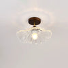 Retro lotus leaf aisle ceiling lamp