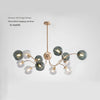 Nordic creative magic beans glass chandelier