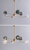 Nordic creative magic beans glass chandelier