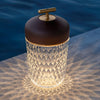 Creative pine cone glass table lamp