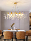 French creative branch crystal living room and dining room chandelier