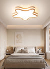 LED children's room solid wood ceiling lamp