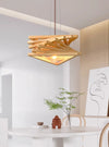 Modern personality solid wood chandelier