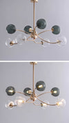 Nordic creative magic beans glass chandelier