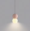 Wabi-sabi style terrazzo bedroom bedside small Pendant light