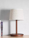 Japanese style solid wood bedside table lamp