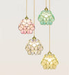 Japanese style glass petal chandelier