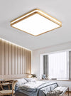 Solid wood LED ceiling light