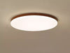 Ultra-thin solid wood LED ceiling light