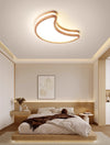 LED children's room solid wood ceiling lamp