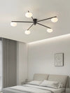 All-copper creative magic bean glass living room ceiling lamp