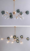 Nordic creative magic beans glass chandelier