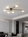 All-copper creative magic bean glass living room ceiling lamp