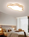 LED children's room solid wood ceiling lamp