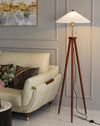 Fan shaped floor lamp