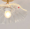 Retro lotus leaf aisle ceiling lamp