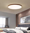 Ultra-thin solid wood LED ceiling light