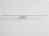 Simple LED retractable mirror front wall lamp