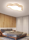 LED children's room solid wood ceiling lamp