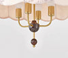 French retro style solid wood chandelier