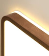 LED solid wood bedroom ceiling lamp