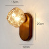 Ice glass wall lamp