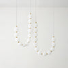 Copper Acrylic Pearl Necklace Pendant Light