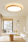 LED solid wood bedroom ceiling lamp