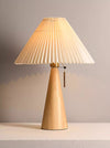 Medieval style pleated table lamp