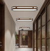 Solid wood LED ceiling light strip