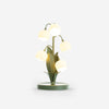 French flower table lamp