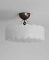 Vintage cream style children's room bedroom ceiling lamp