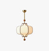 Medieval style fabric chandelier