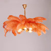 Ostrich Feather Bedroom Chandelier