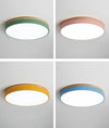 Macaron LED bedroom ceiling light