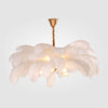 Ostrich Feather Bedroom Chandelier